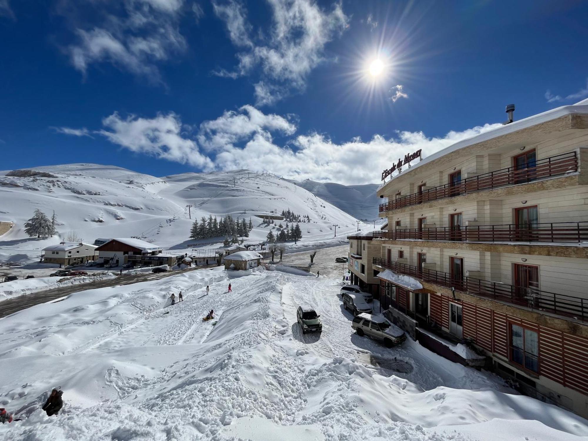 L'Escale Du Mzaar Apartment Faraya Bagian luar foto